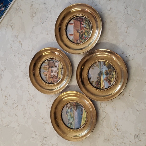 Accents Vintage Decorative Brass Wall Plates Poshmark